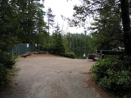 Candy lake boat launch near Skokomish