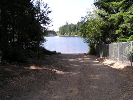 Tee Lake Boat launch near Skokomish